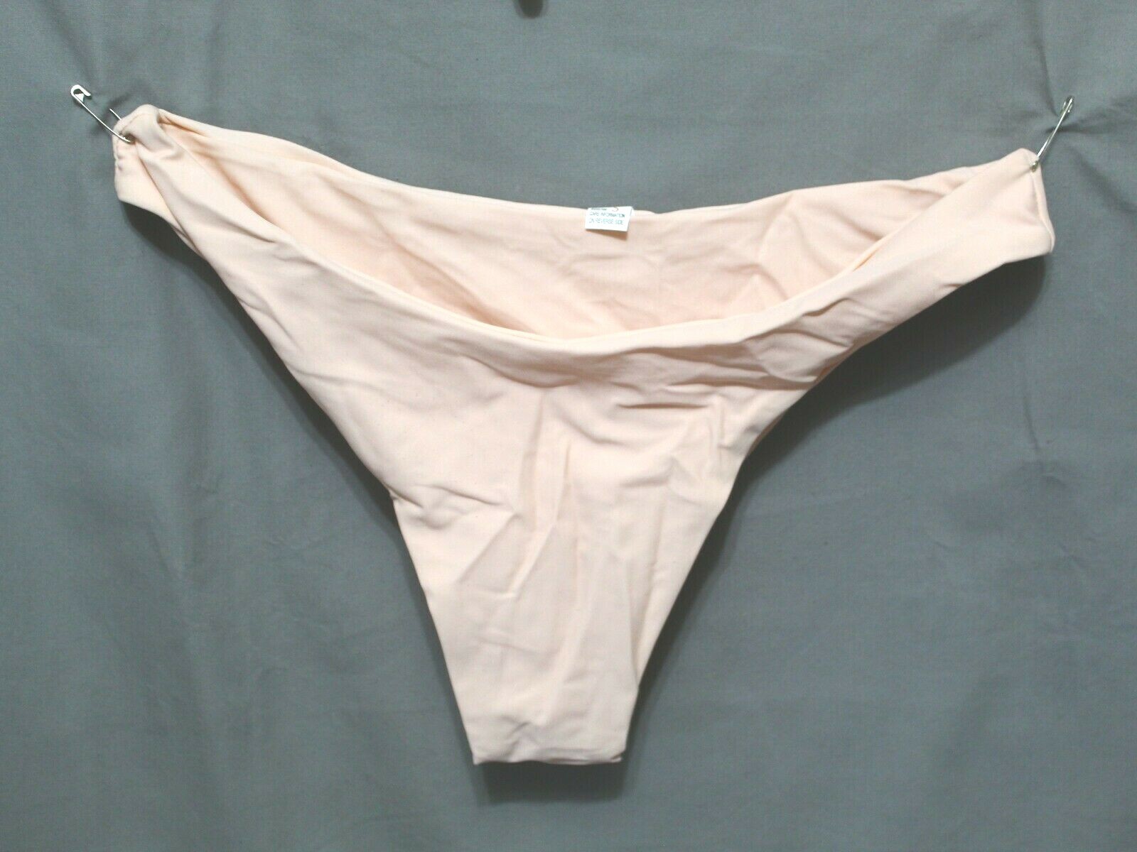 ZAFUL BIKINI womens 2 piece 82% Polyamide 18% Elasthane apricot size small NEW