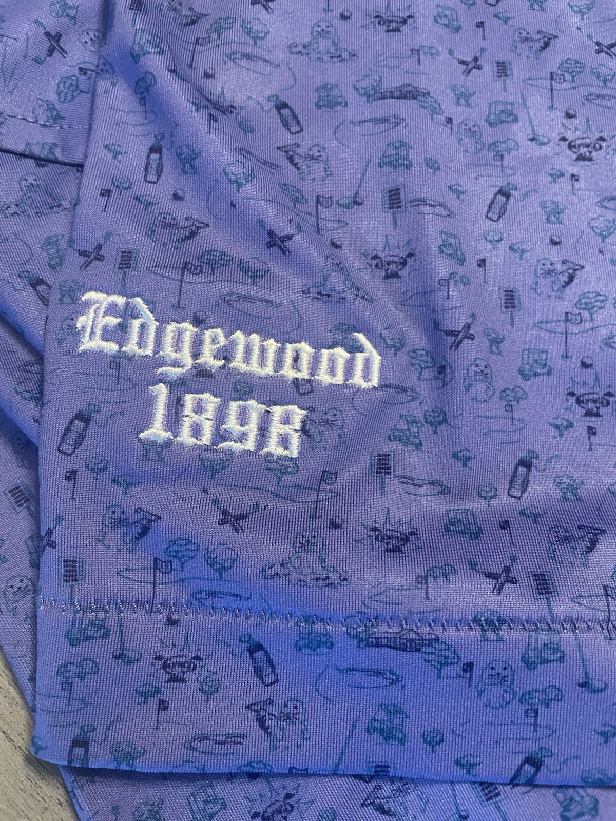 Peter Millar Summer Comfort Polo – XXL – Edgewood 1898 – Caddyshack Golf Print
