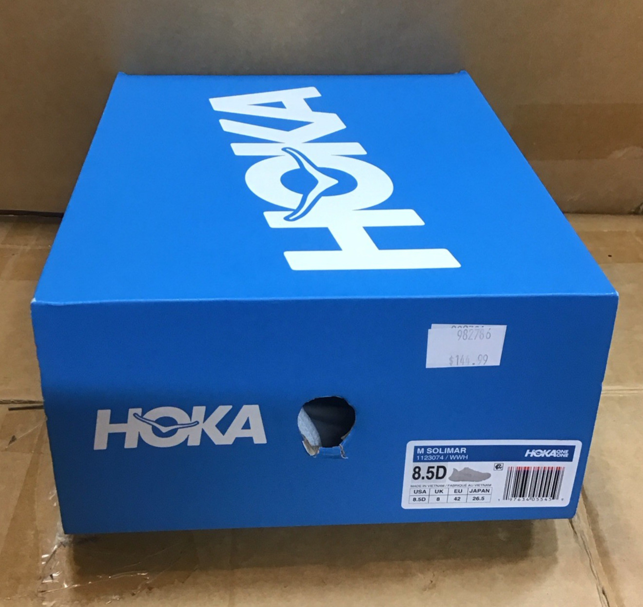 Hoka One One Solimar 1123074 WWH White Running Shoes Mens