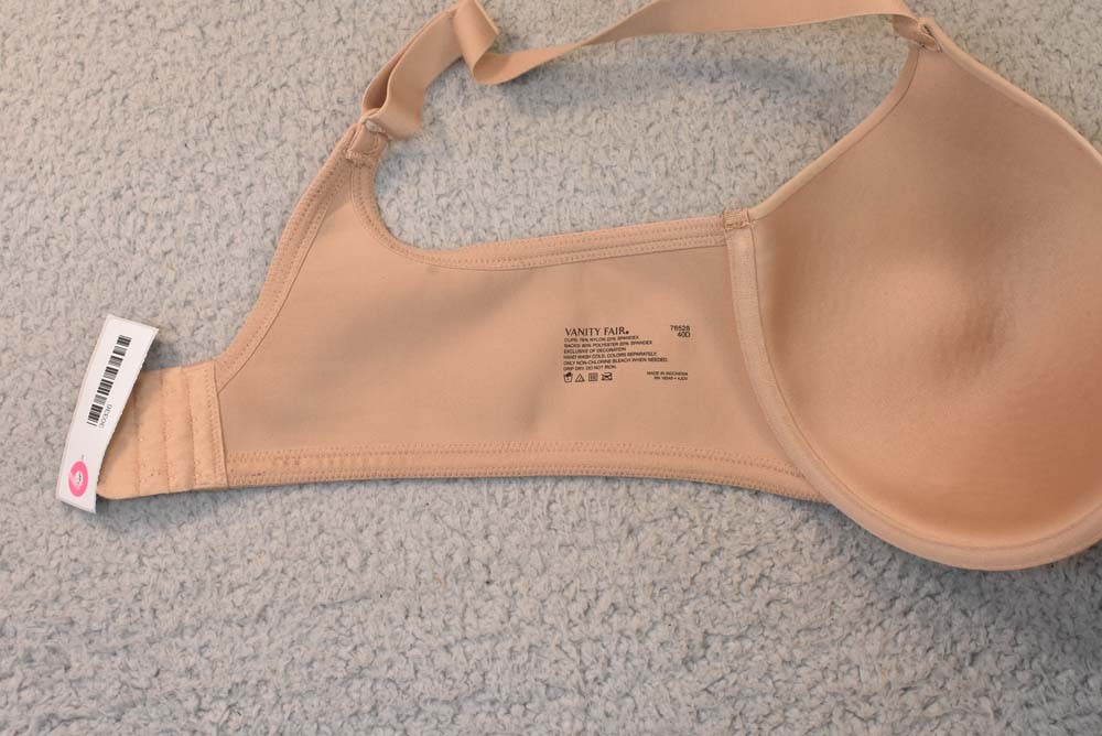 Vanity Fair Bra 40D T-Shirt Bra 76528 Radiant Collection underwire bra
