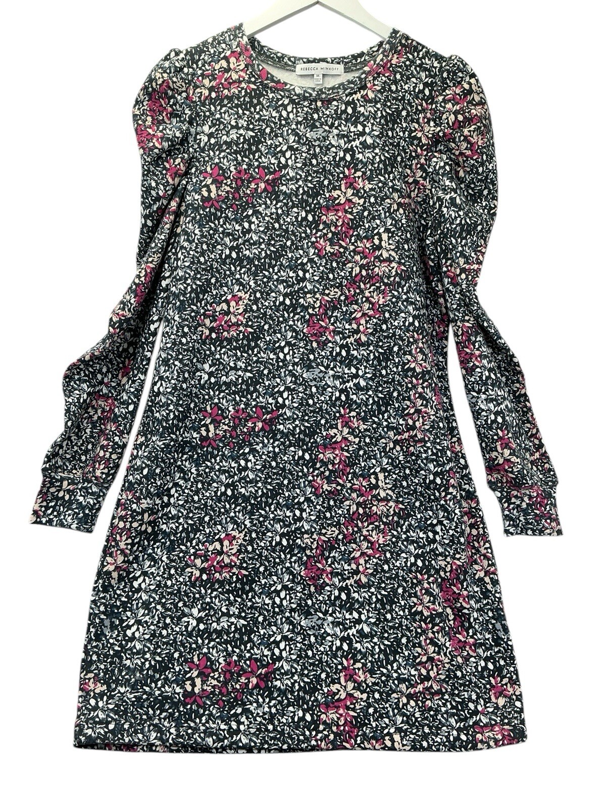 Rebecca Minkoff Geneva Black Floral Dress Size Medium