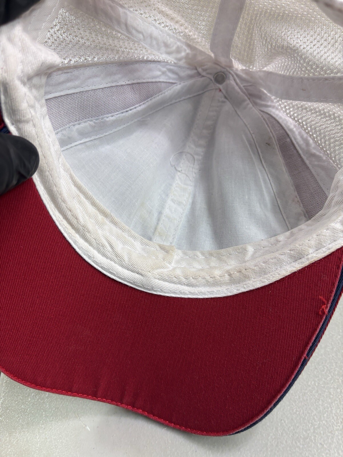 F-18 Hat US Air Force Strap-back Cap Red White Blue Mesh Back Abbotsford Show