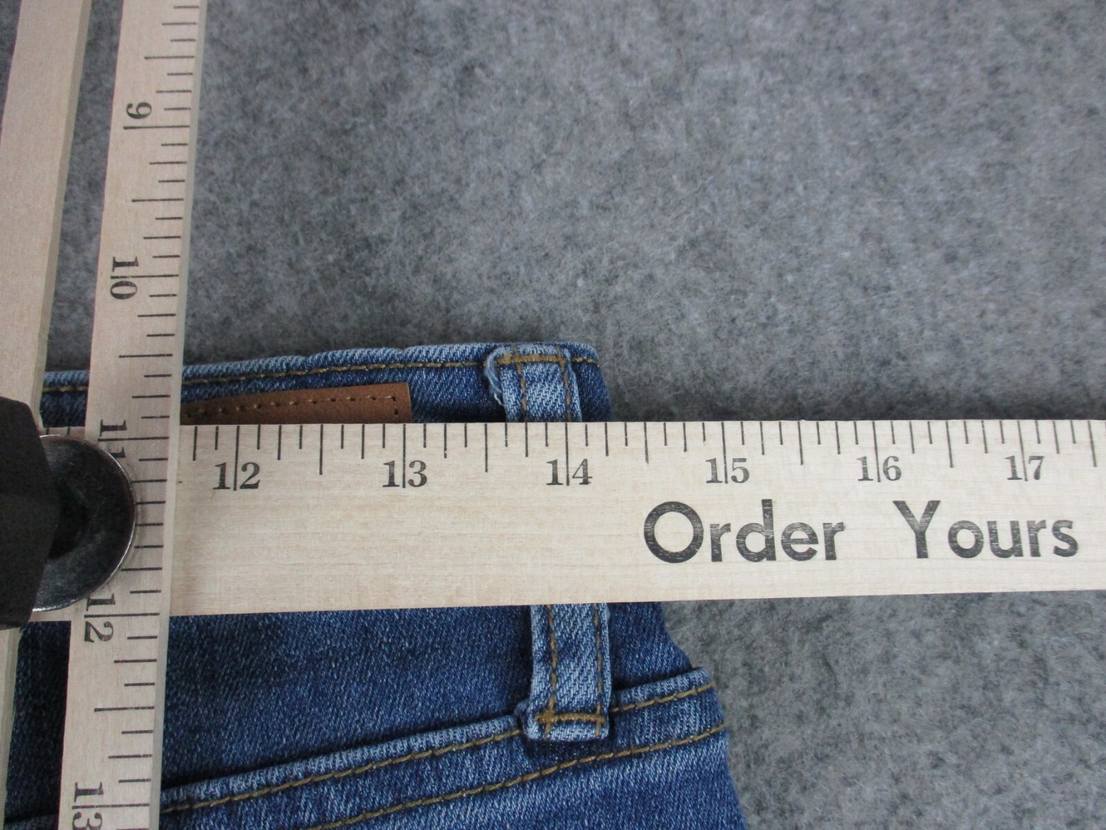 Judy Blue Jeans Womens 27 Denim Slim Fit Medium Wash Straight Leg High Rise