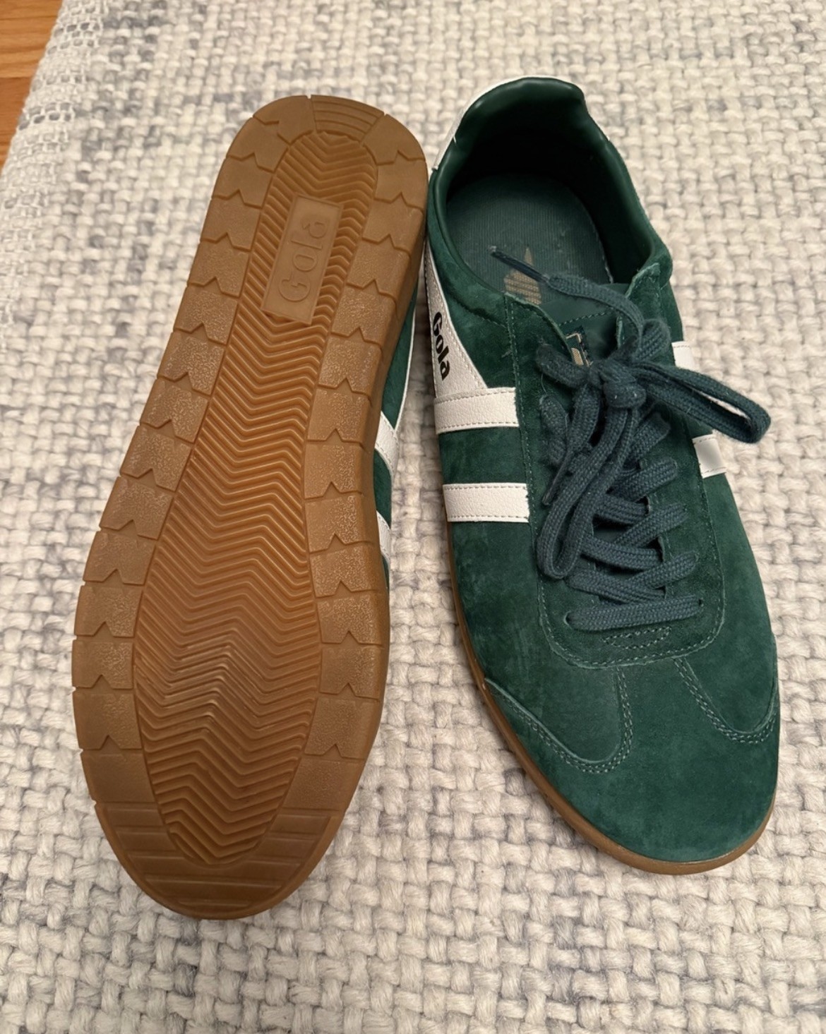 Gola Hurricane Lace Up Sneakers Shoes Evergreen CMBO46 Men’s 11