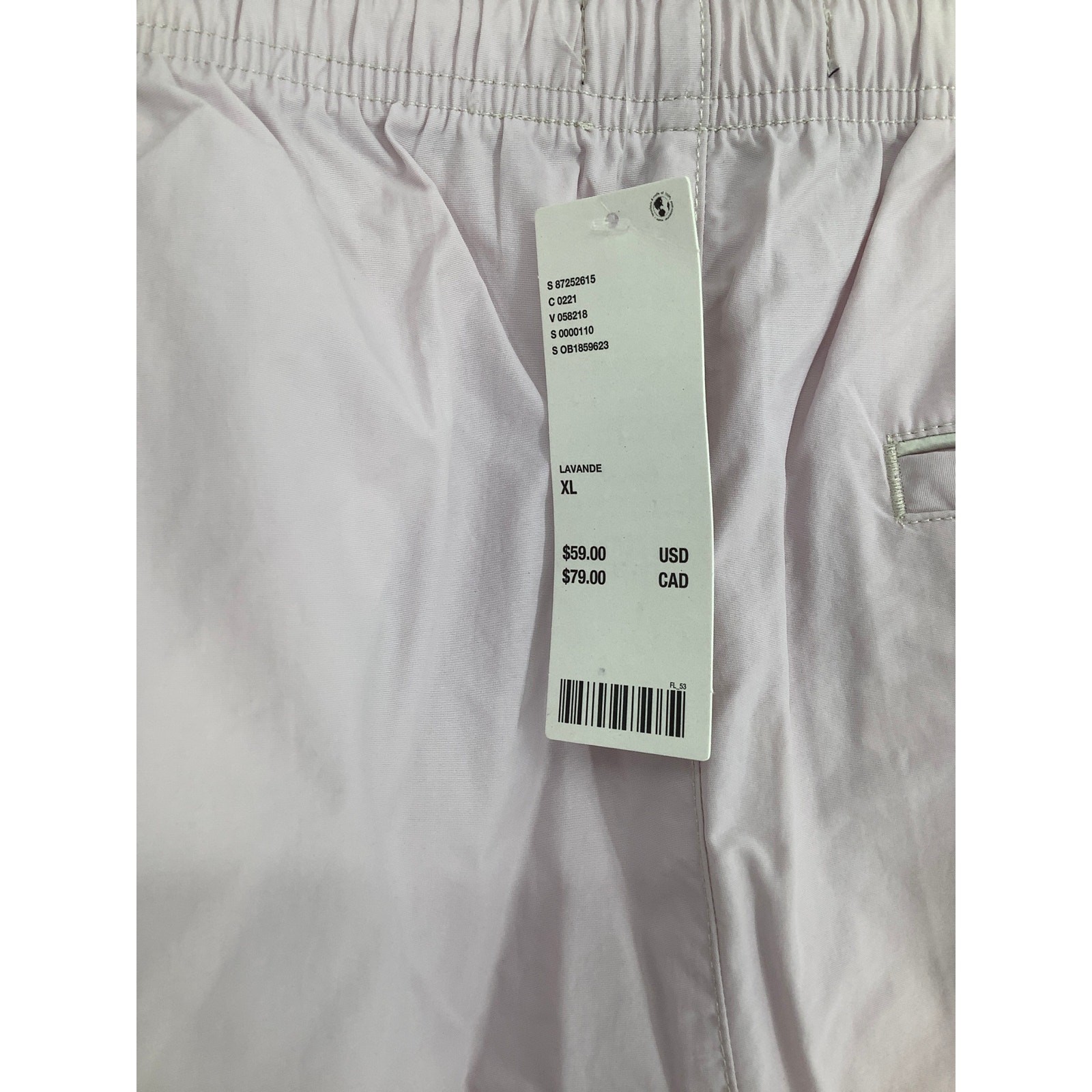 Urban Outfitters Men’s XL Lavender Shell Baggy Streetwear Retro Pants O1-18