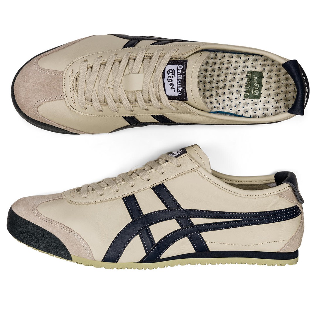 New Authentic Onitsuka Tiger Mexico 66 BIRCH PEACOAT Classic Shoes 1183C102-200