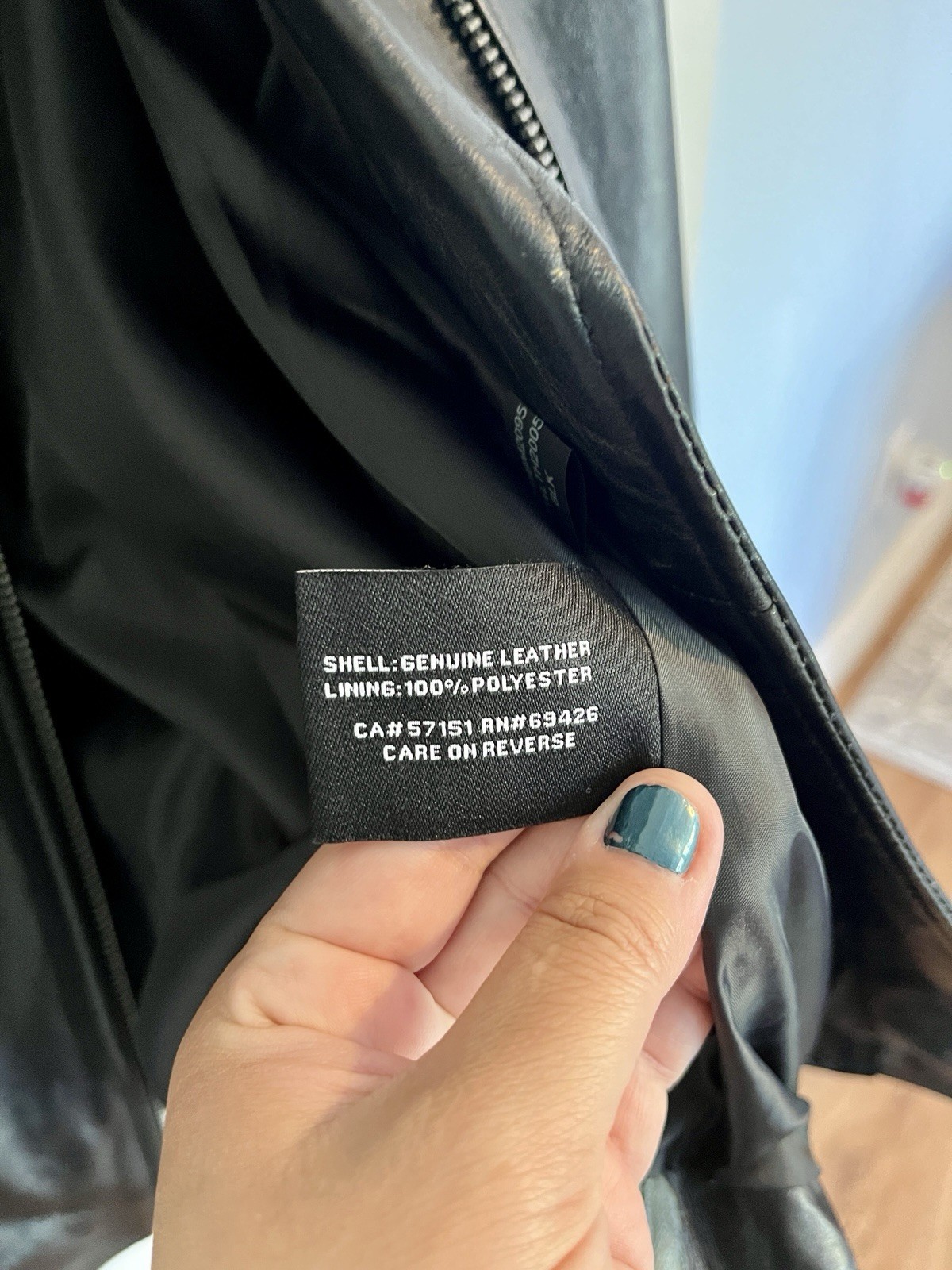 NEW Women’s Black Genuine Leather Wilson’s Bomber Jacket Size XL