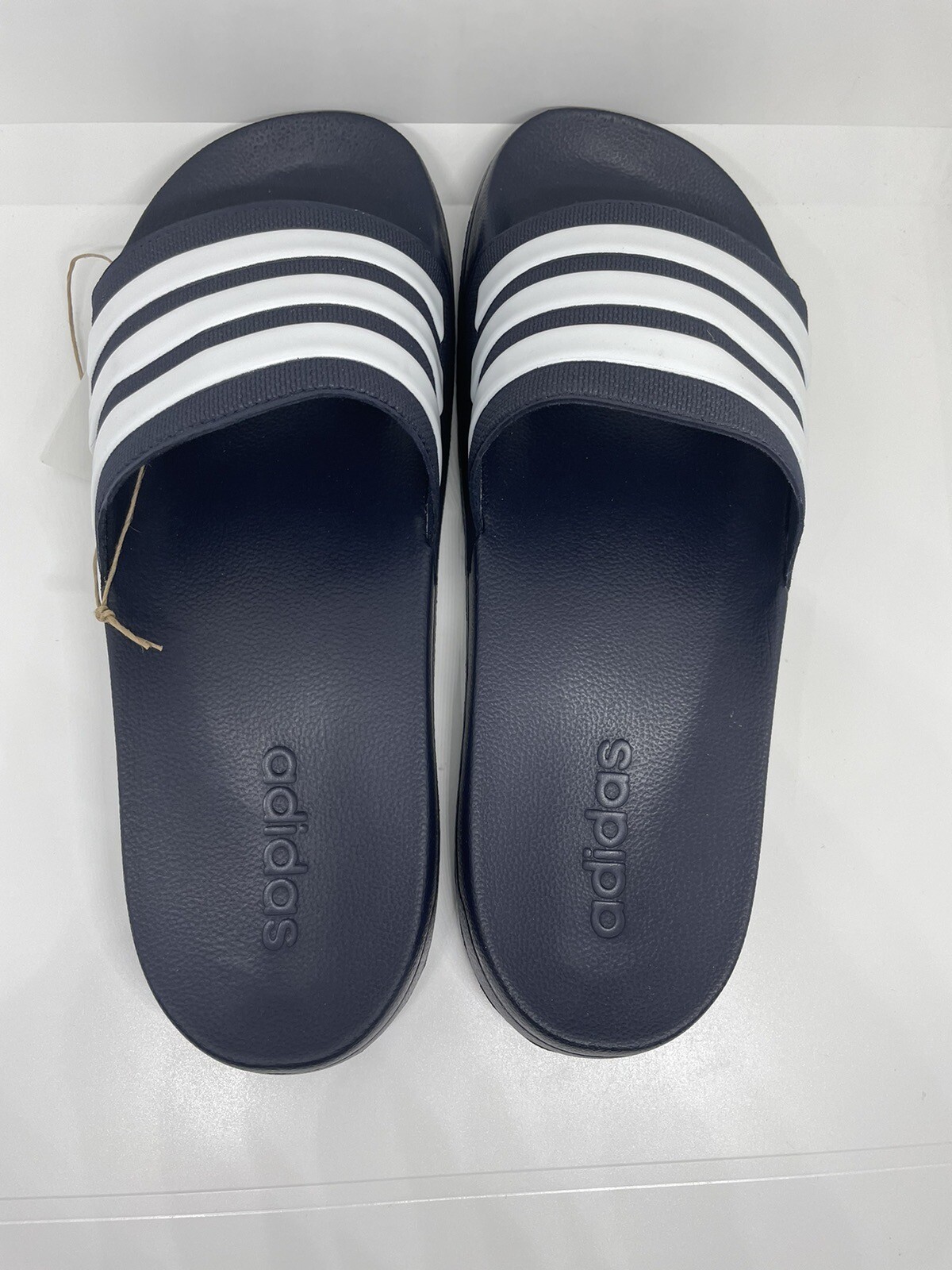 Adidas Adilette Shower Slide Sandals Blue Men Size 10