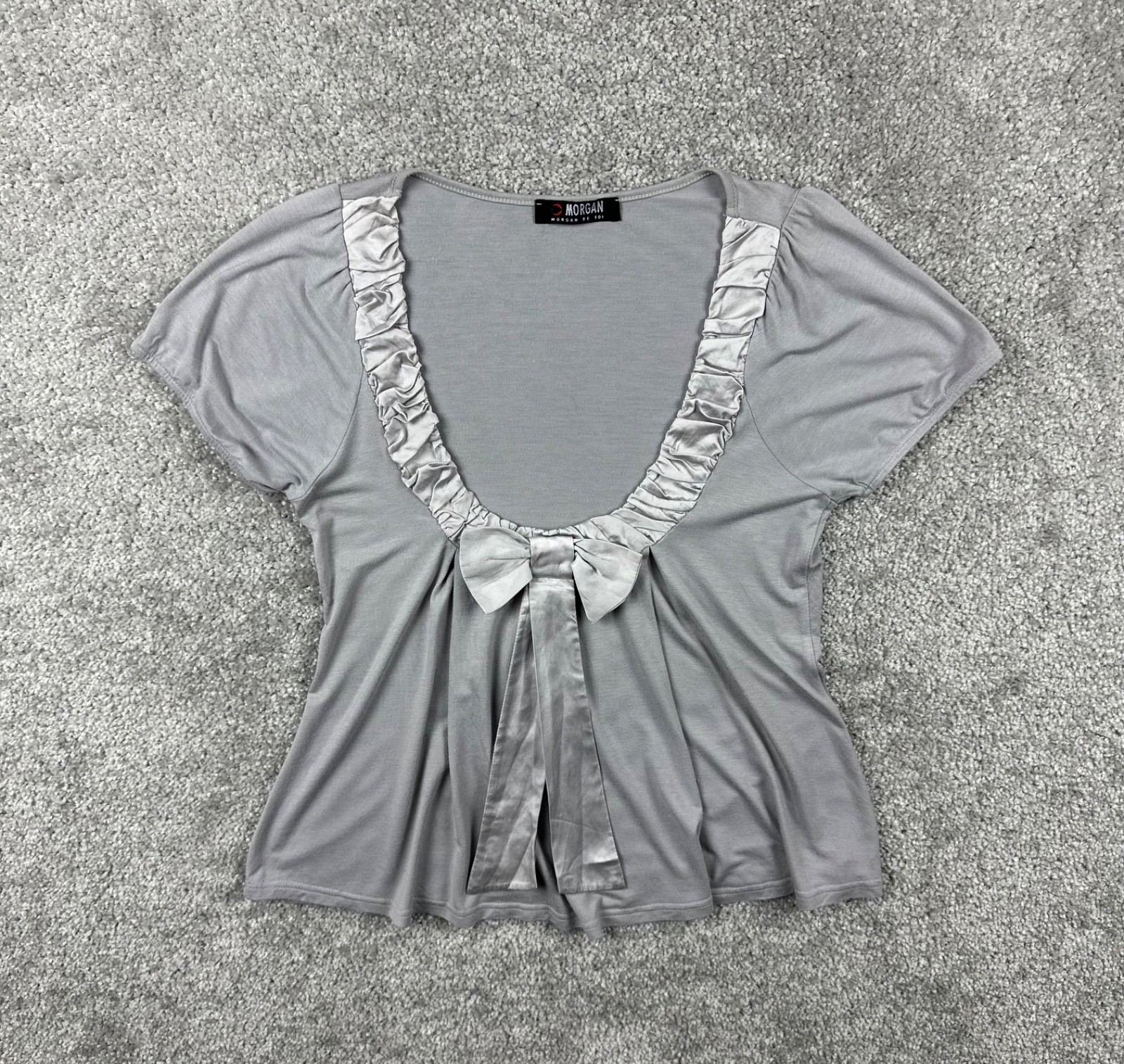 Morgan De Toi Blouse Women’s Approx. XS Y2K Avant Garde Vintage 90s Top