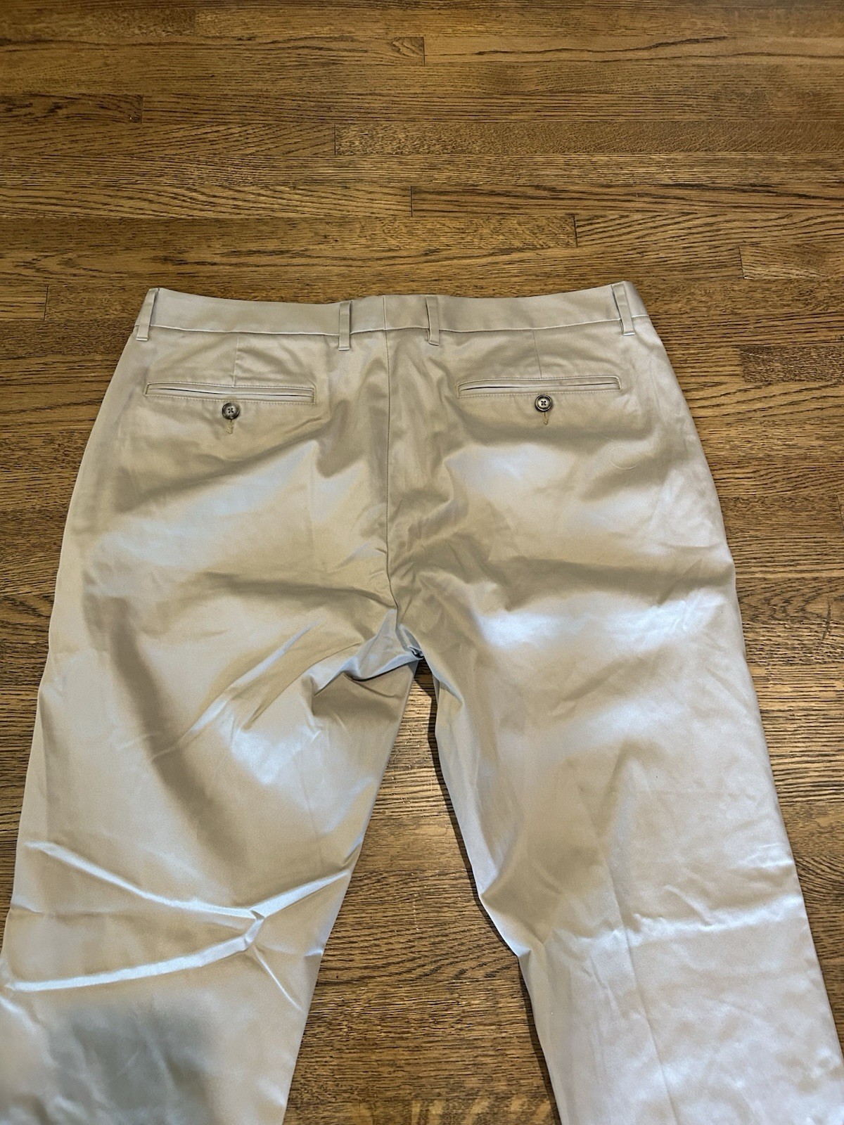 Bonobos Beige Weekday Warrior Dress Pants 36×32 Men’s Tailored Fit Straight Leg