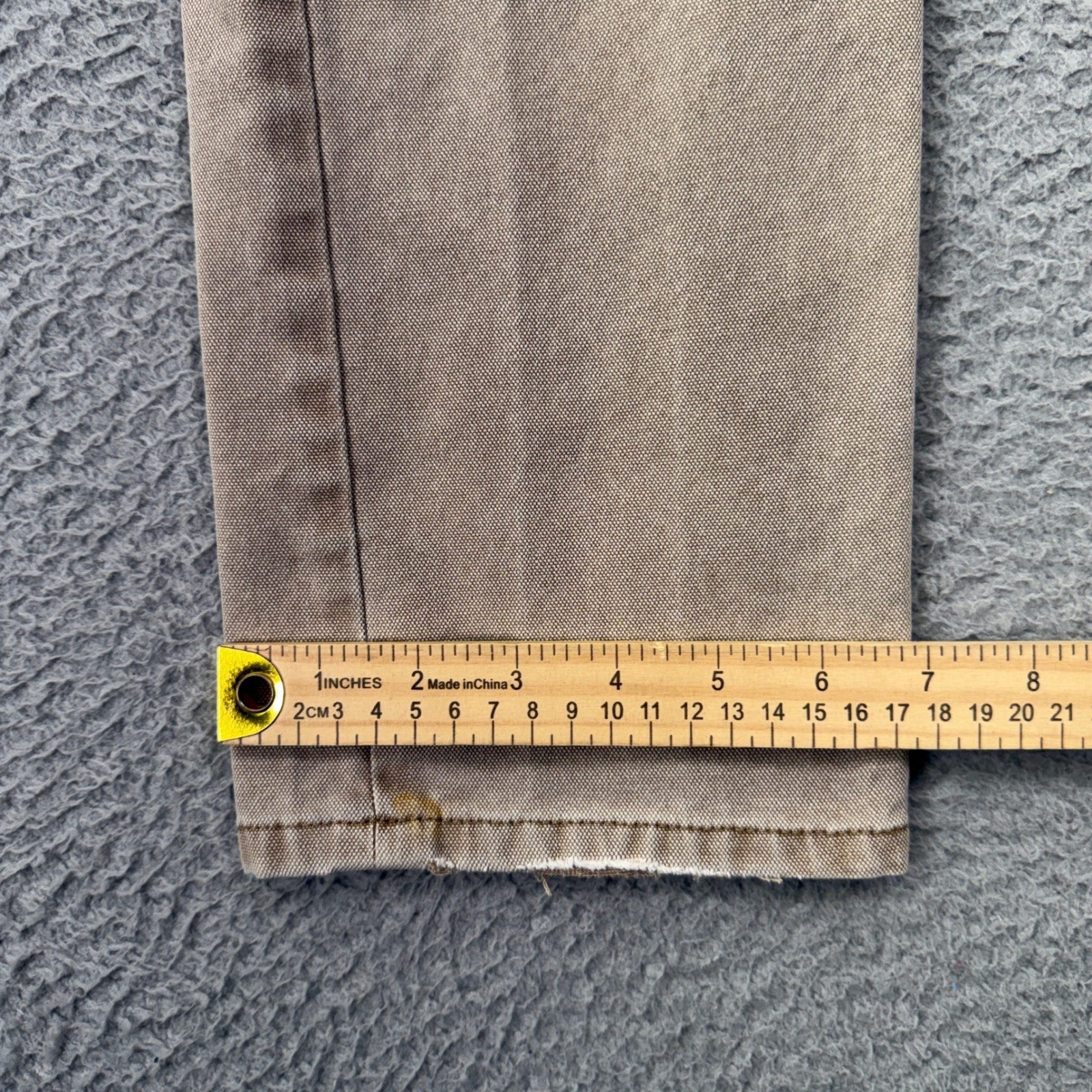 Proof Rover Pant Mens 31×30 Tan Khaki Sorbtek Canvas Slim Straight Huckberry
