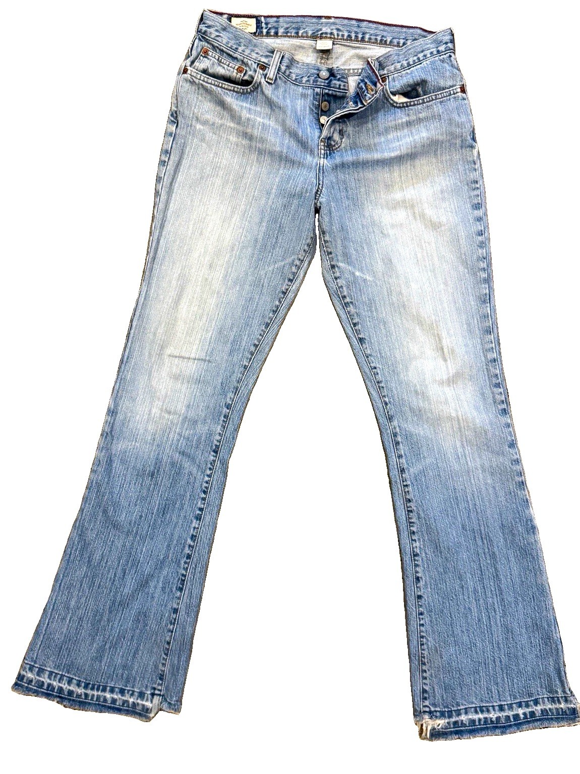 Abercrombie & Fitch Vintage Y2K Low Rise Bootcut Jeans Size 6R Button Fly