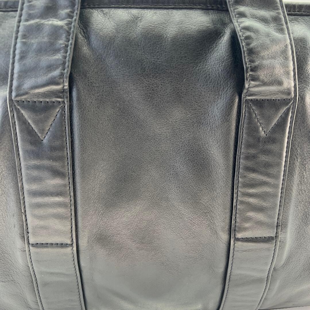 Tumi 907D3 Genuine Leather Briefcase Black A4 Business Bag Zipper Men 39cm