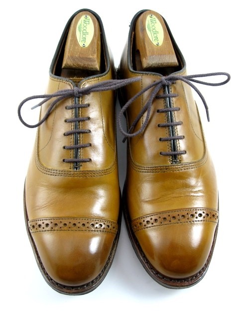 Allen Edmonds “FIFTH AVENUE” Men’s Leather CapToe Oxfords 7.5 EE Walnut (809N)