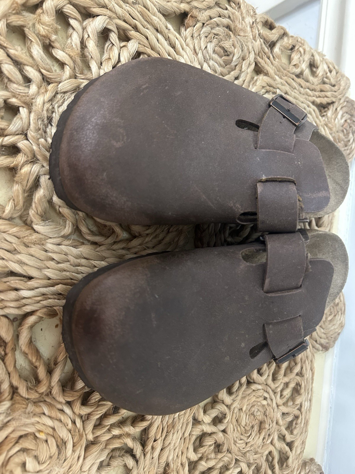 Birkenstock Birkis Boston Style Brown Slip On Clogs Size EU 38 US 7.5