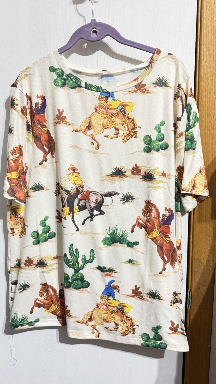 Western blouse Horse Equestrian COWGIRL SHIRT BLOUSE TOP SIZE 2X