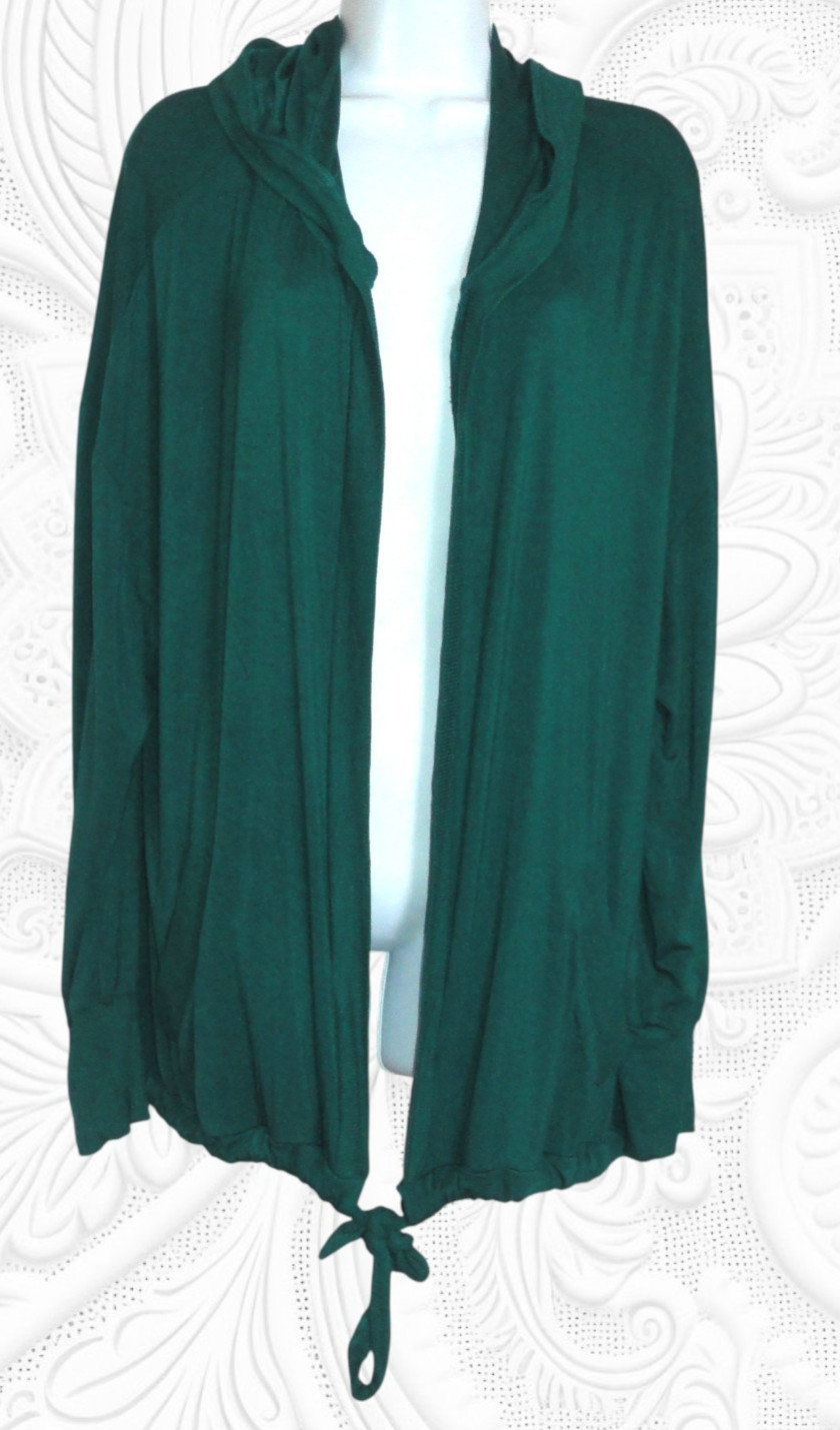 Super Soft by Torrid (Size 2) Green Hoodie Top