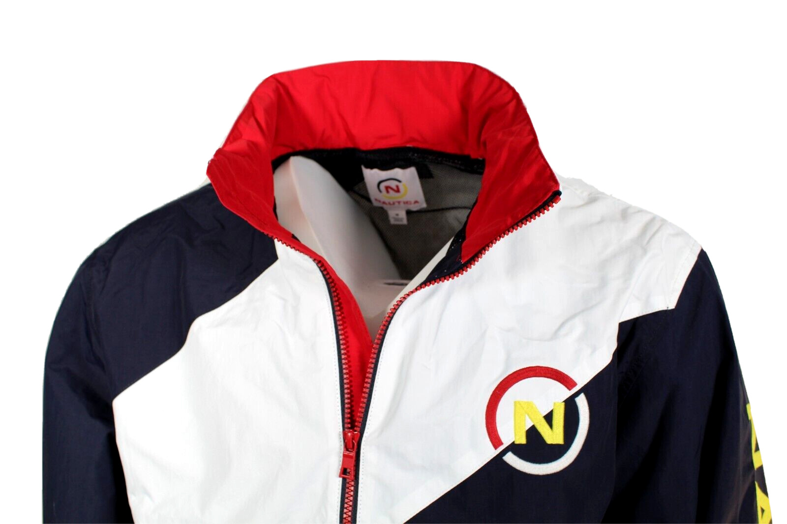 NAUTICA Men’s Small Colorblock Sailing Collection Windbreaker Jacket MSRP $148