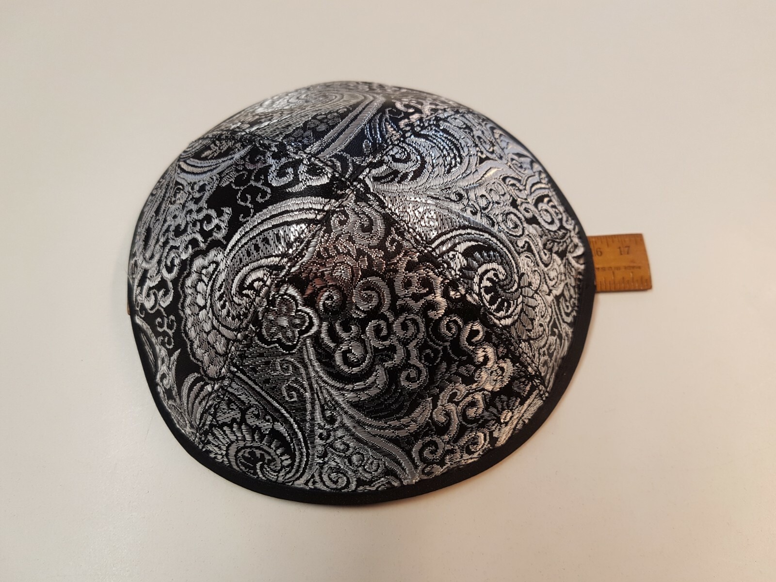 Kippah, Jarmulke, Kippah, Kipa Black 16-17cm