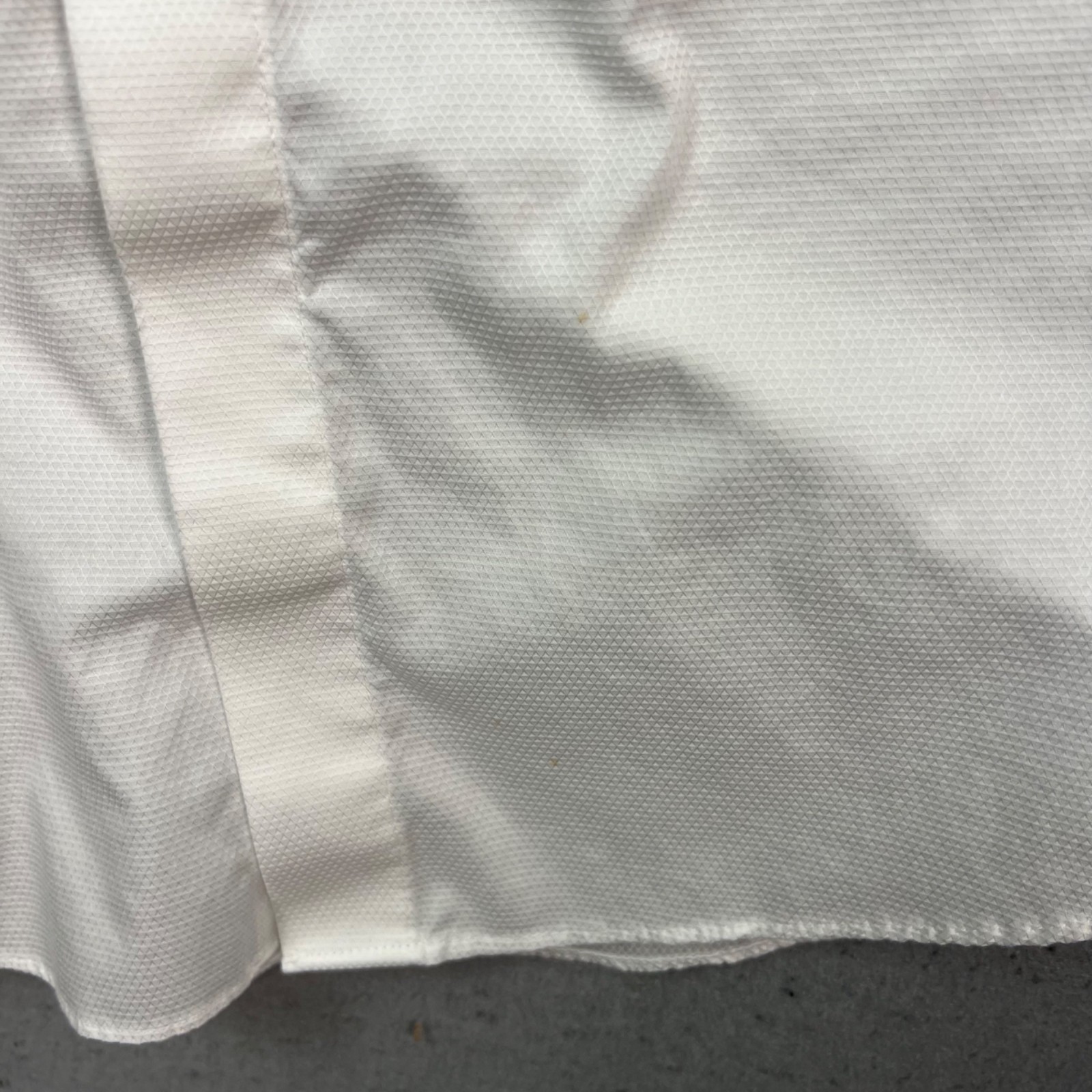 Bonobos Mens Size 15 1/2 / 35 Slim Fit White Dress Shirt Long Sleeve French Cuff