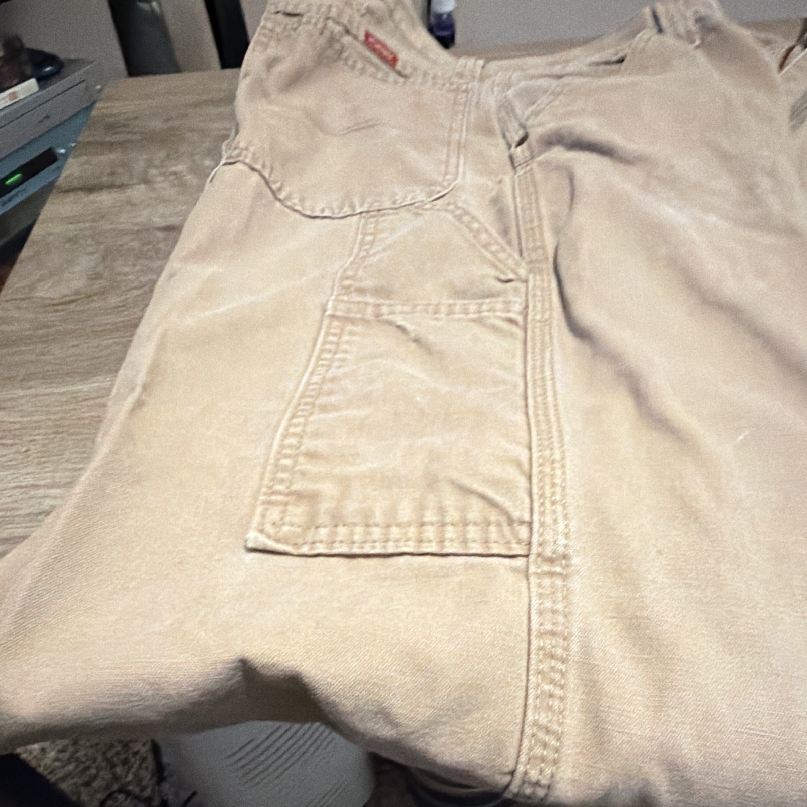 Wrangler carpenter workwear pants baggy western Durable Size 38×32