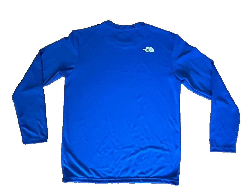 The North Face Royal Blue NWT Size M/95 Med Long Sleeve Stretch Shirt Korean Tag