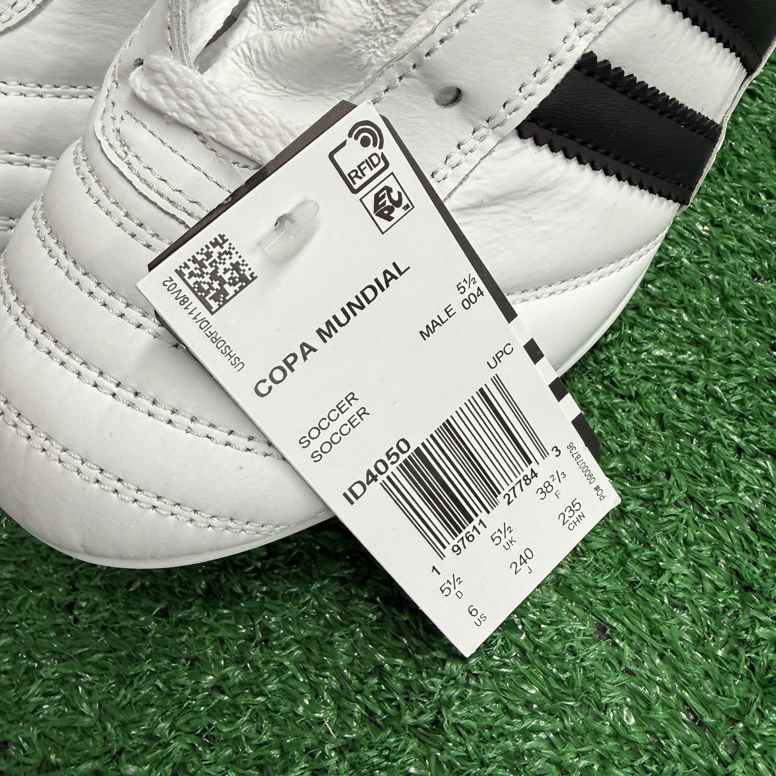 Adidas Copa Mundial FG Cloud White Core Black Mens ID4050 NEW Sz 11.5