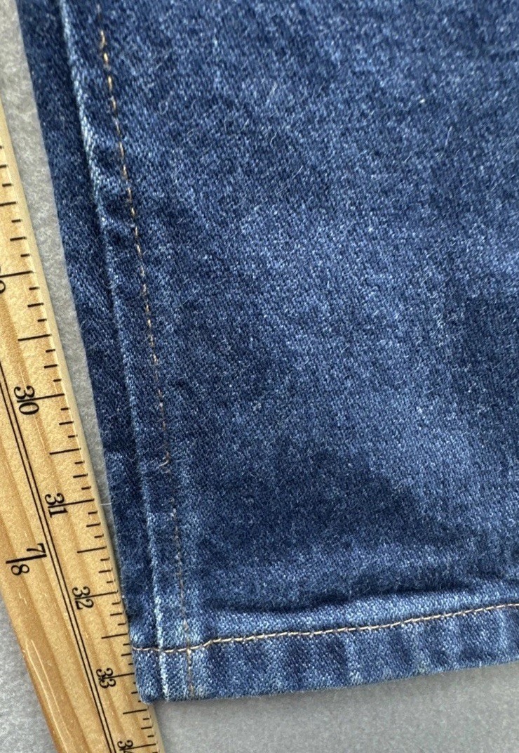 Wrangler 47MWZ Jeans Men 38×34 Performance Cowboy Cut Regular Fit Dark Wash