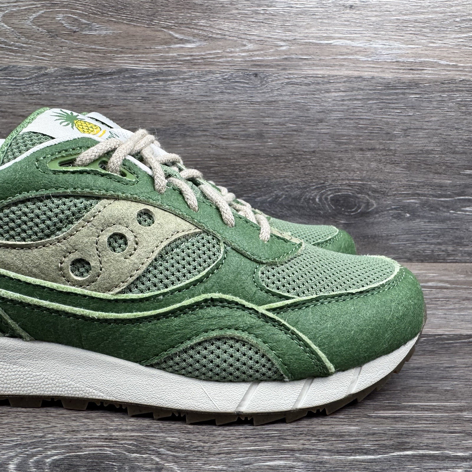 Saucony Shadow 6000 Shoes Men Size 8.5 Green RFG Artichoke pineapple Earth Pack