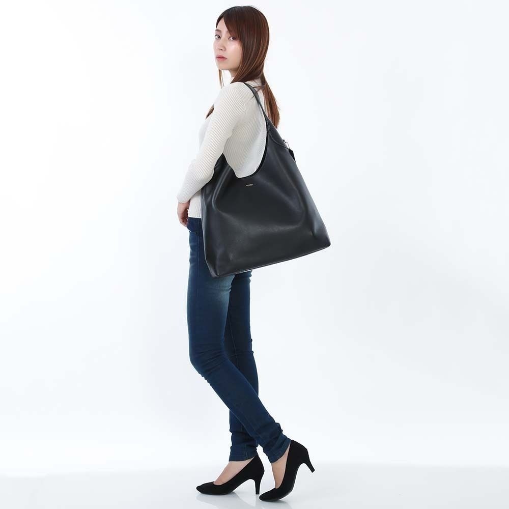 COACH Brooklyn 39 Shoulder Bag CU044 Black Leather Women Outlet New