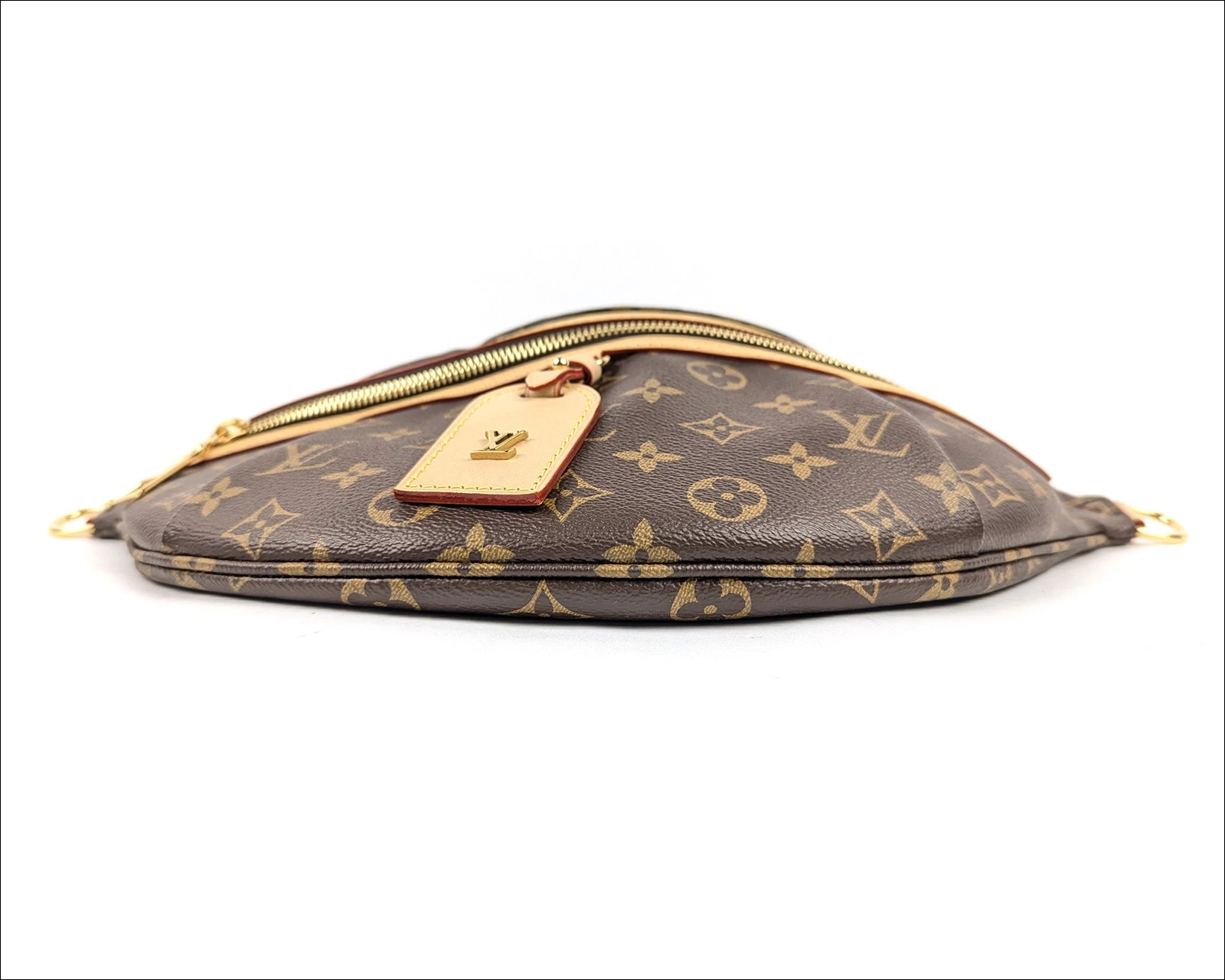 Authentic LOUIS VUITTON High-Rise Monogram Bum Bag M46784 Waist Pouch W/ Box