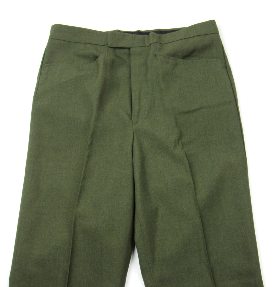 Vtg 60s Wright Koratron Hollywood Mod Trousers Pant 34.5 x 31.5 Cotton Blend VLV