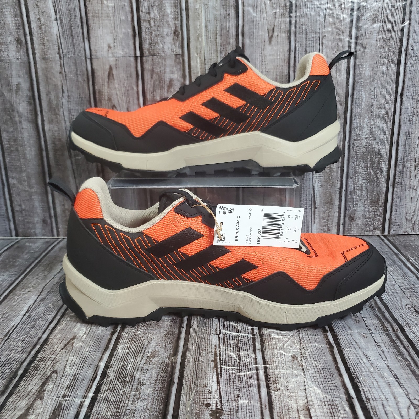 Adidas Men’s Terrex AX4 C Multisport Hiking Shoes HQ9023 Orange Black Size 13
