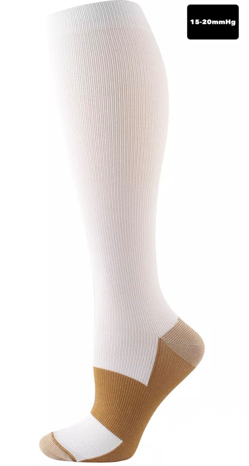 Pickleball Compression Socks Stockings Unisex Knee High Medical Relief S-4XL