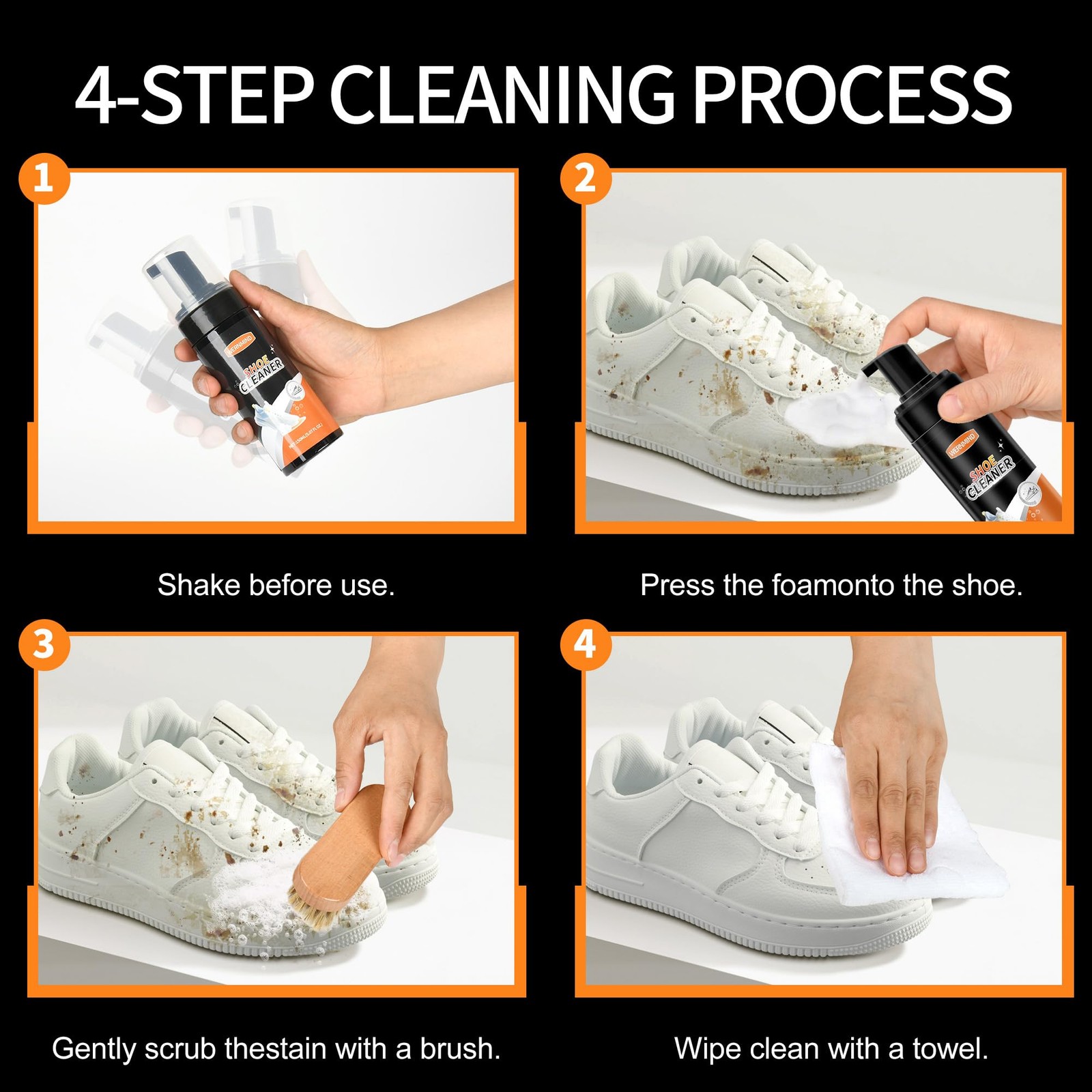 Sneaker Cleaner Kit Sole Bright Whitener Marker White Shoe Polish