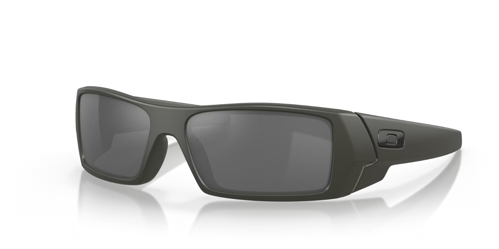 Oakley Gascan Sunglasses 53-111 Mil Spec Green Frame W/ Black Iridium Lens