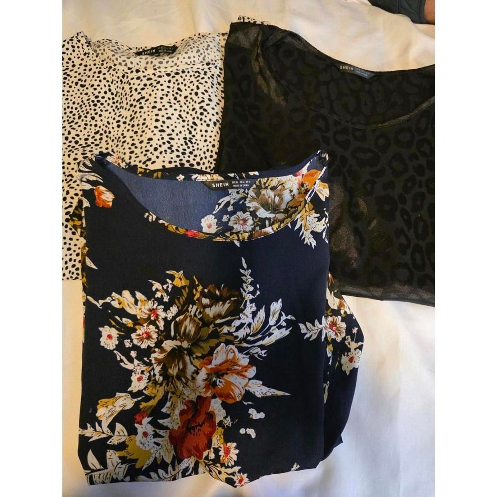 Set of 3 Women’s Printed Tops Size XL