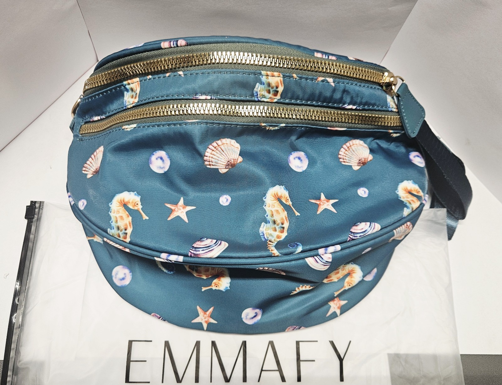 Limited Edition Emmafy Go Free Deep Tide Print Crossbody Bum Bag