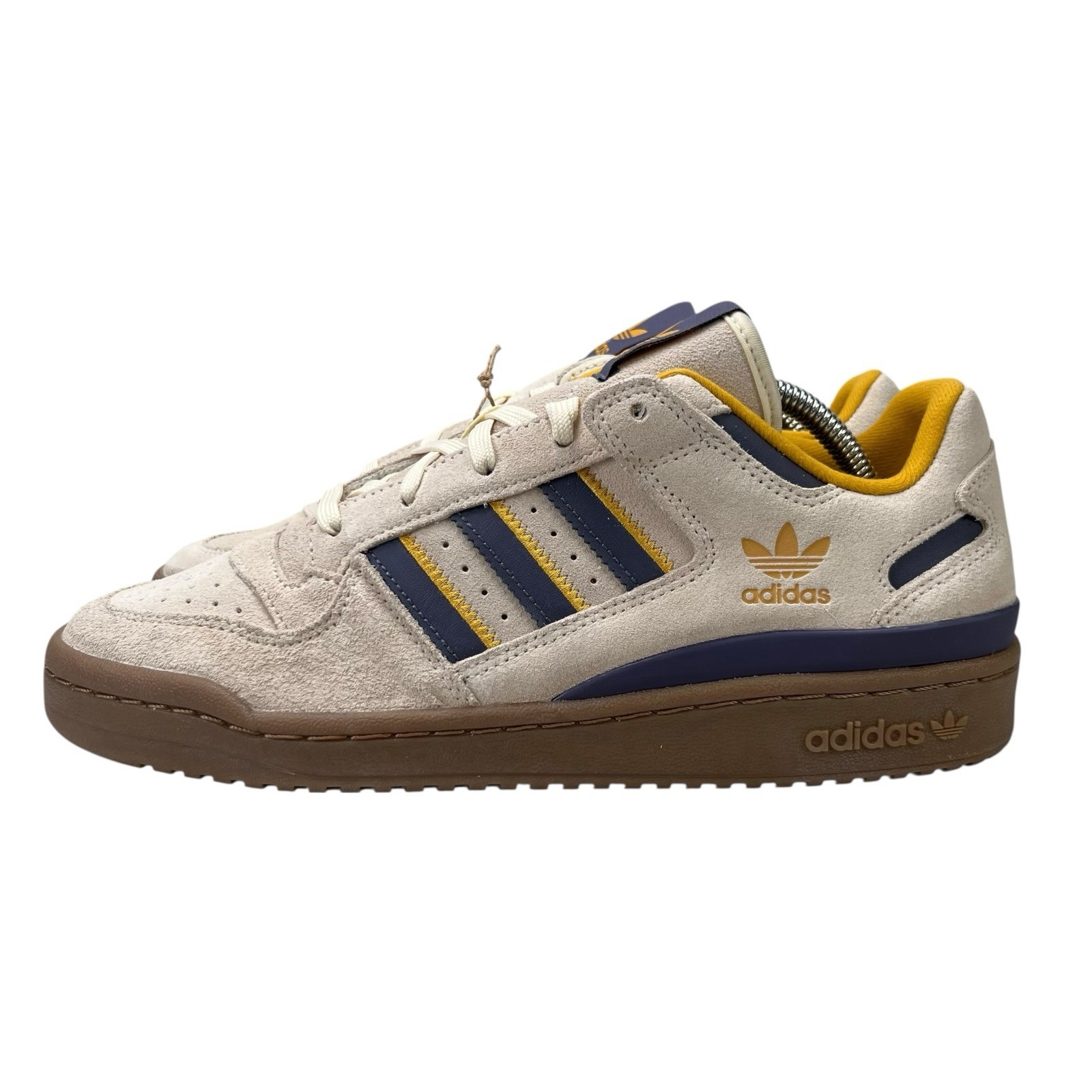 Adidas Forum Low CL White Violet Yellow Shoes JQ2655 Men’s Size’s 7.5 – 11