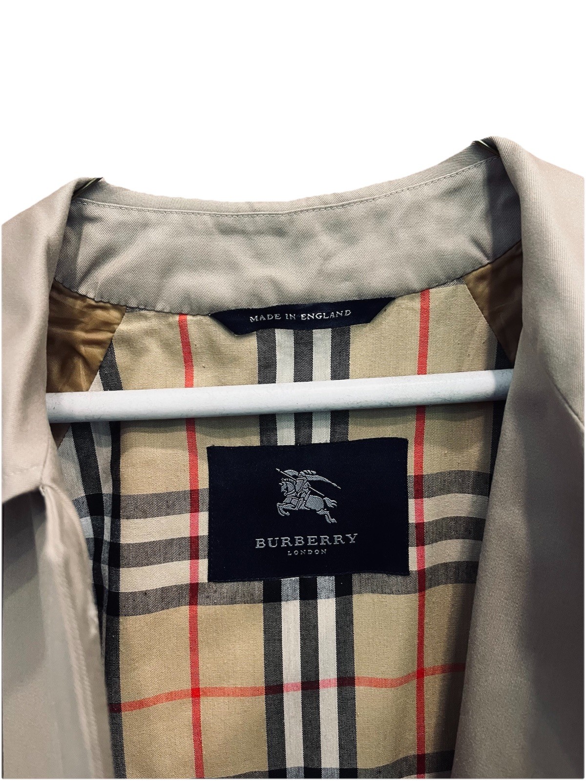 Vintage Authentic Burberry London Mini C99B Size 14R US-12 Beige Overcoat Lined