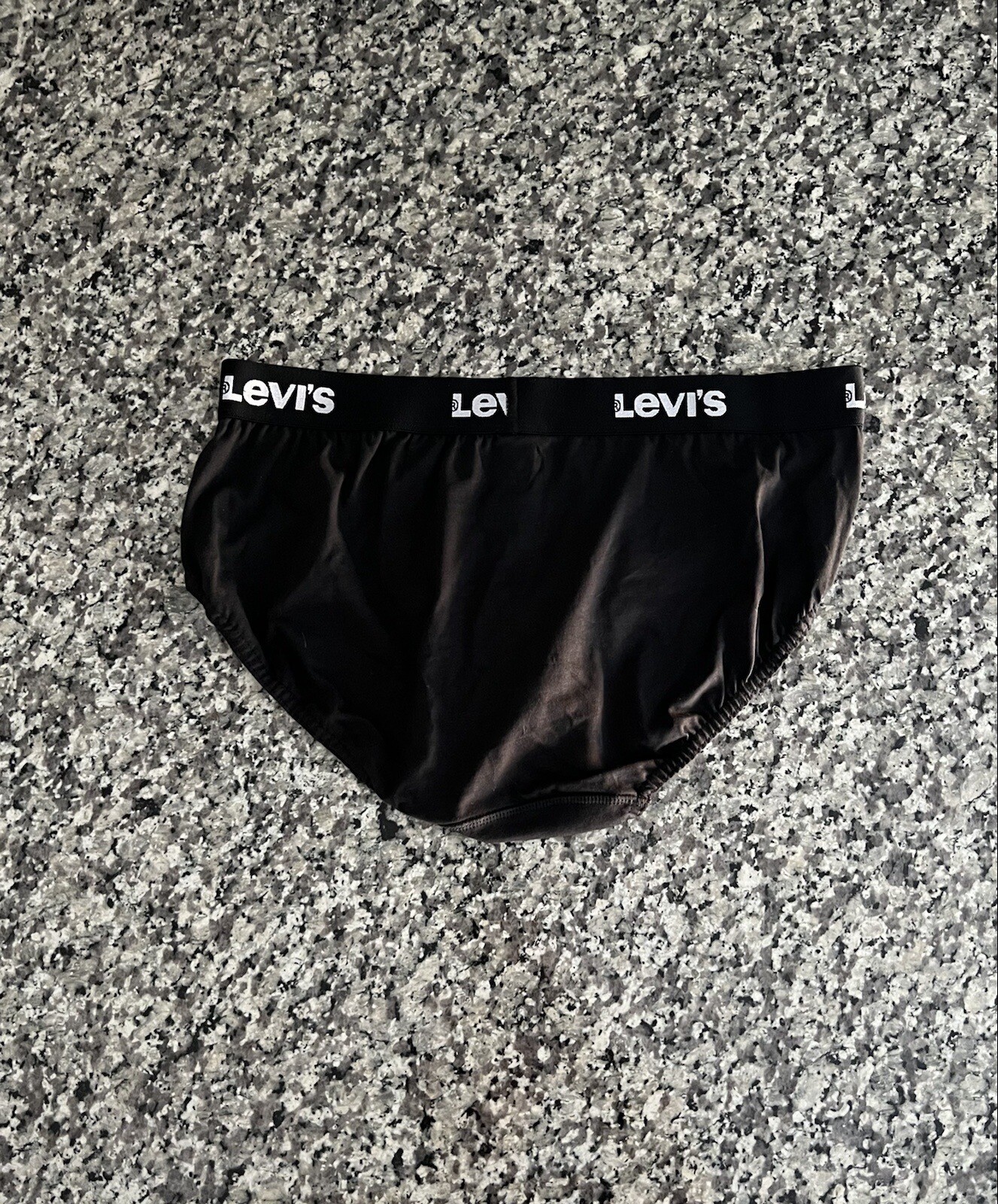 Levi’s Black Briefs Mens Large 100% Cotton Underwear New Low-Rise L Genuine