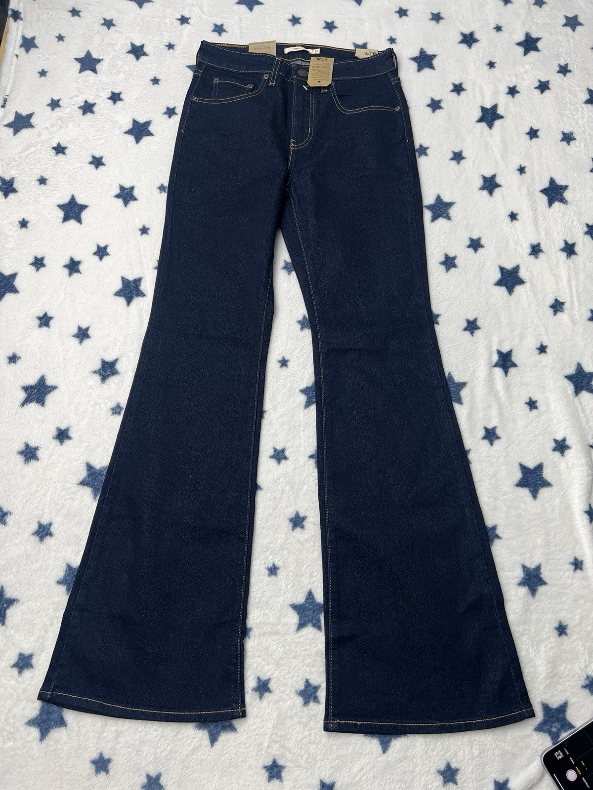 Levi’s 726 Flare Jeans Women’s Dark Wash High Rise Stellar Stretch NWT