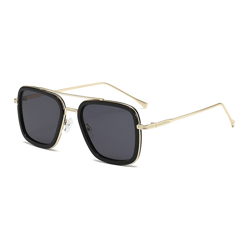 Fashion Square Sunglasses Mens Women Metal Retro Outdoor Sport Shade Glasses US