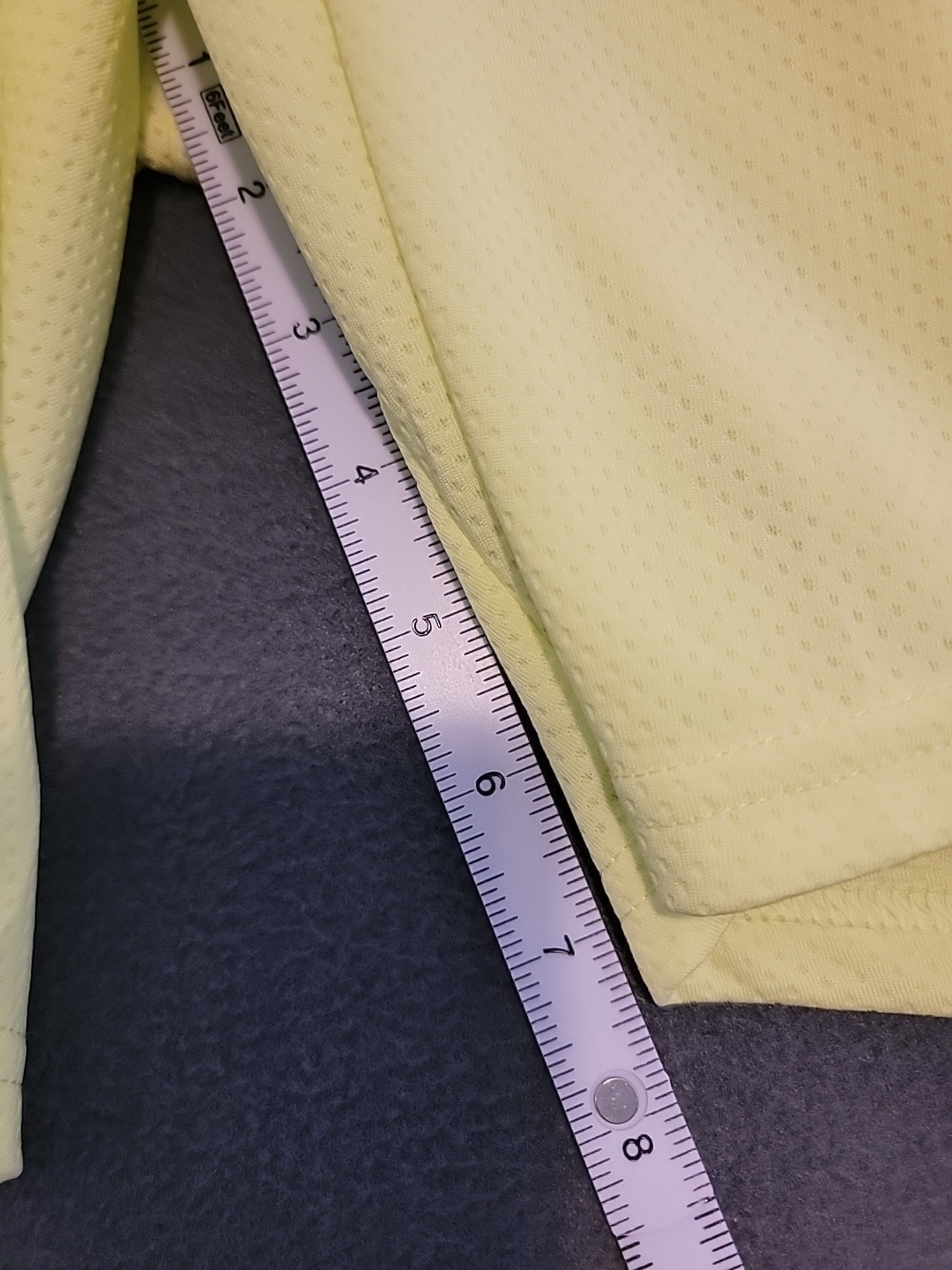 Athletic Works Men’s Mesh Neon Yellow Shorts Pockets Elastic/Drawstring Waist 3X