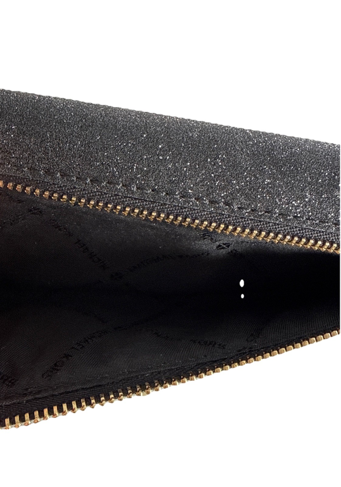 MICHAEL KORS Jet Set Wallet-Black-8 Credit Card Slots Gold HWRE-NWT