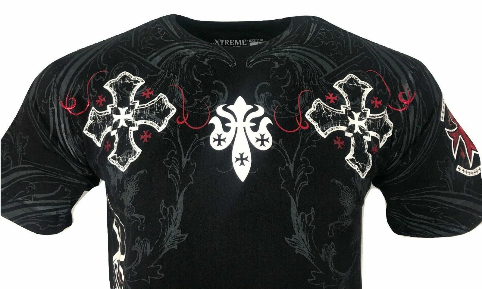 XTREME COUTURE by AFFLICTION Men’s T-Shirt GLORIOUS Tattoo Biker S-5X