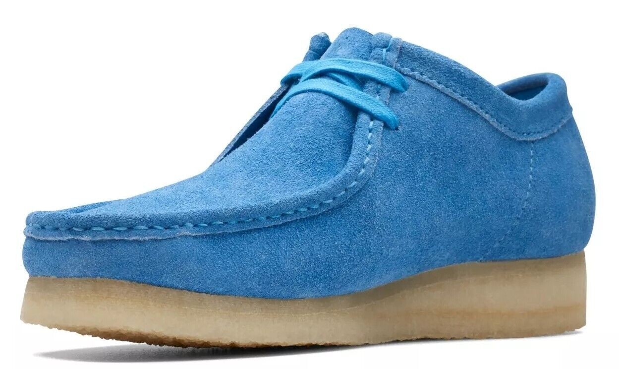 Clarks Wallabee – 26170534 – Bright Blue – Adults
