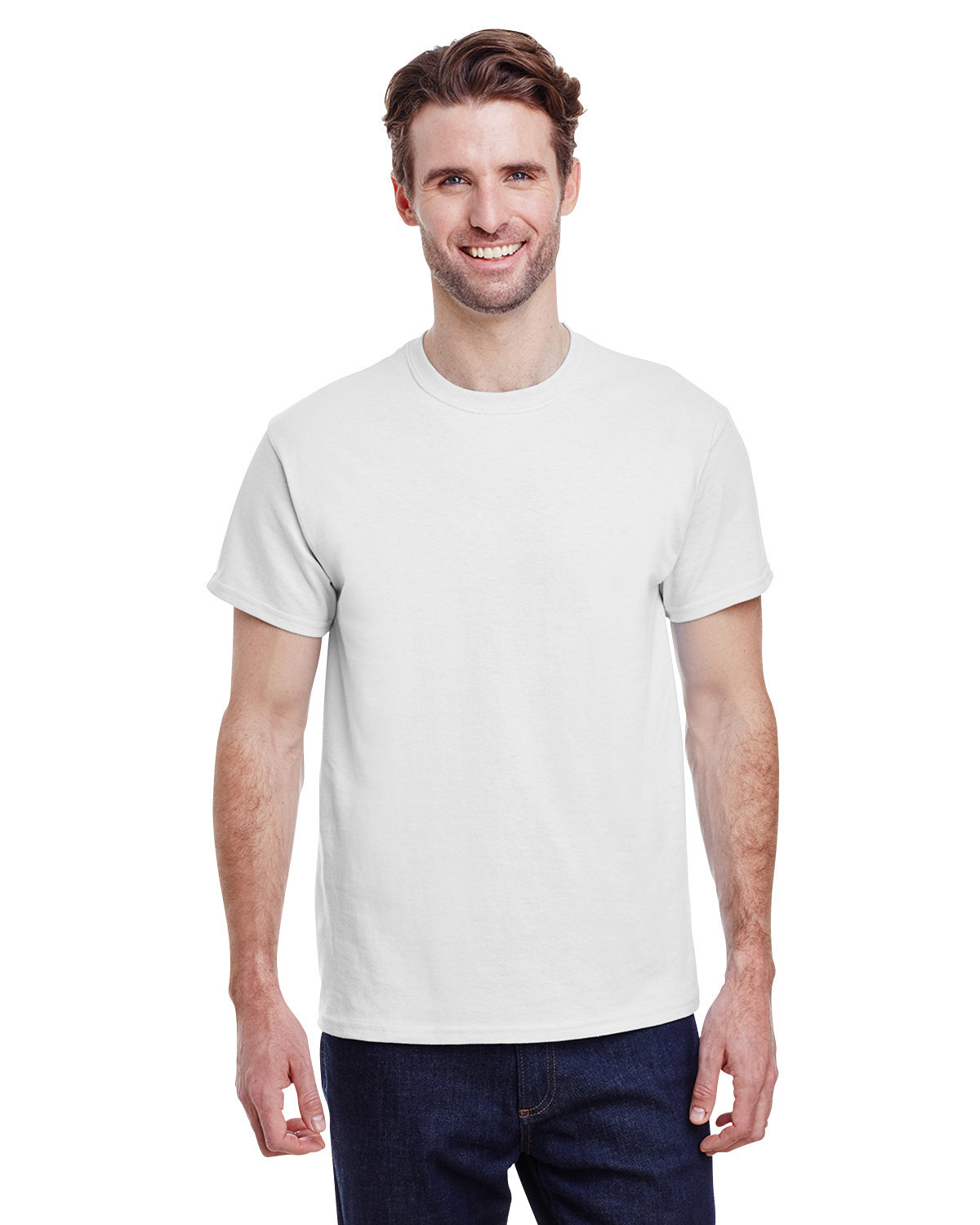 Gildan Mens G500 Premium Short Sleeve Heavy Cotton Plain Blank Casual T-Shirt