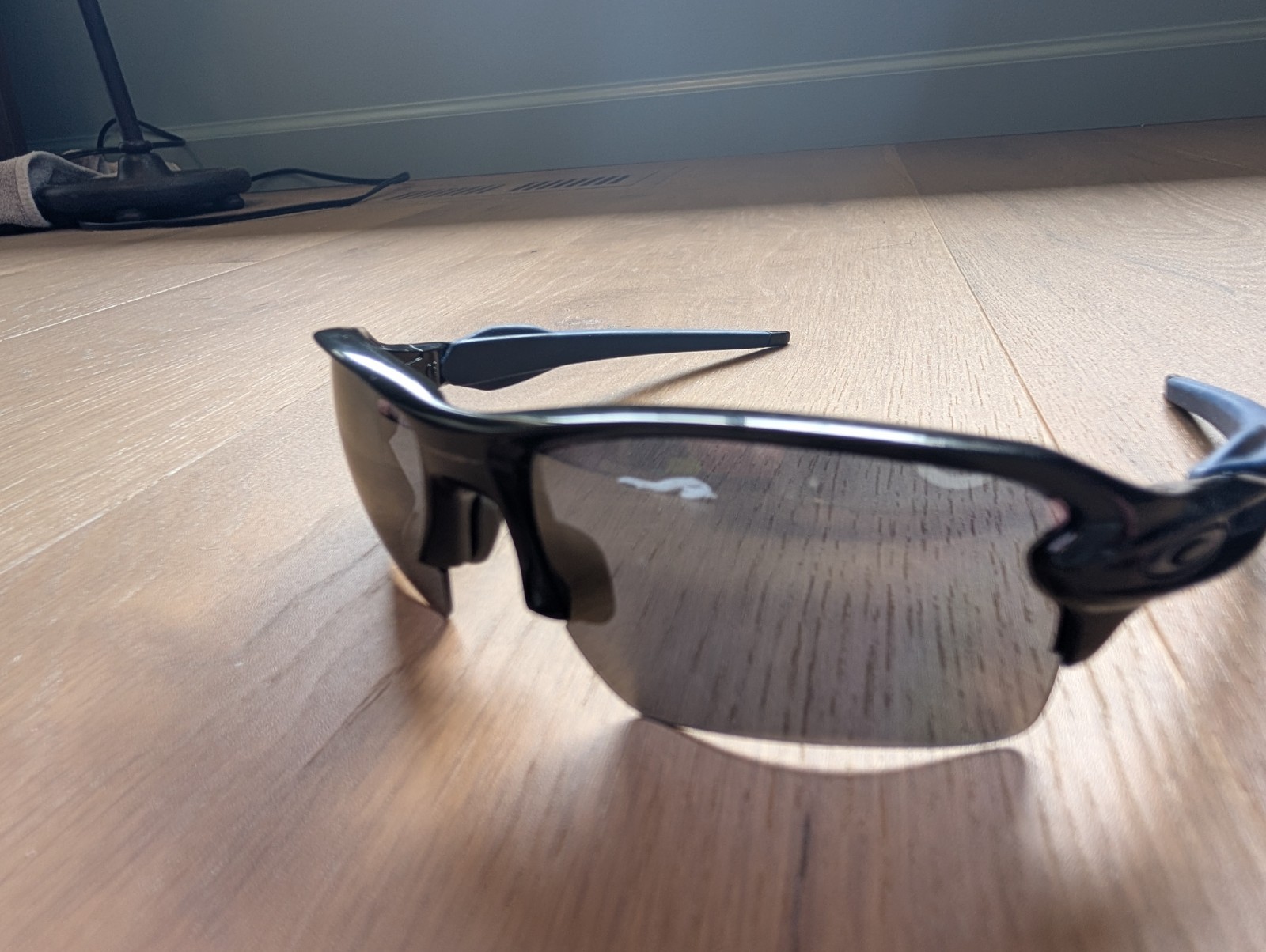 Oakley Flak 2.0 Black with Blue Temple. OO9188-44 59