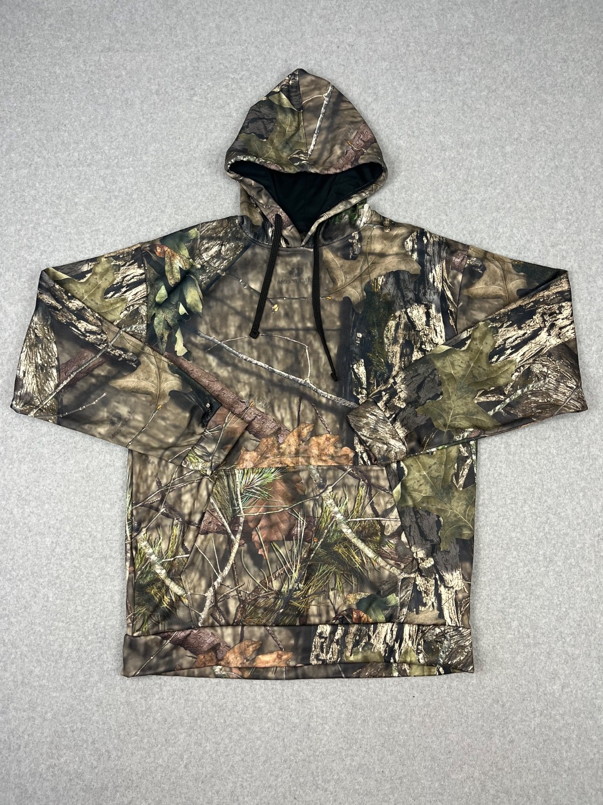 Mossy Oak Staghorn Sweatshirt Mens L Camo Lined Hoodie Break Up Country